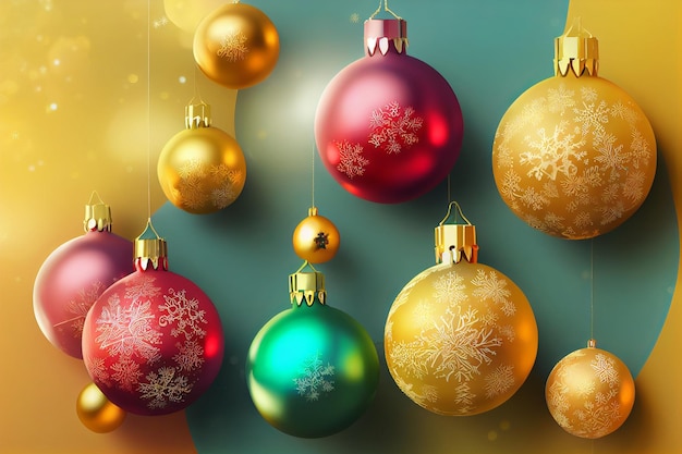 Decoraciones navideñas para el árbol de Navidad 2023 Juguetes multicolores para el árboles de Navidad