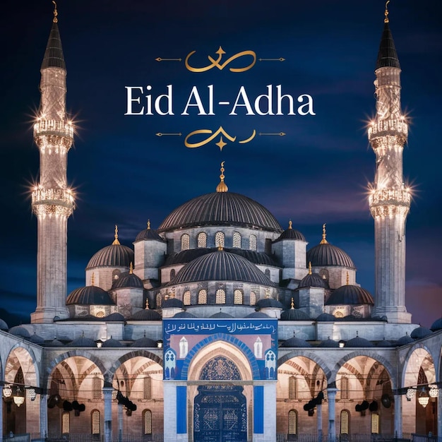 Decorações da Mesquita Eid AlAdha
