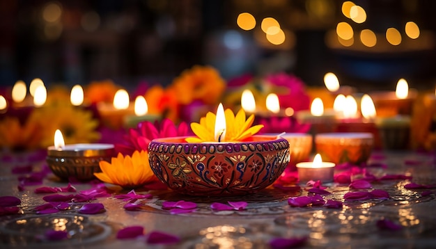 decorações de diwali