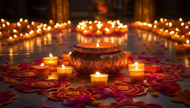 Decorações de Diwali