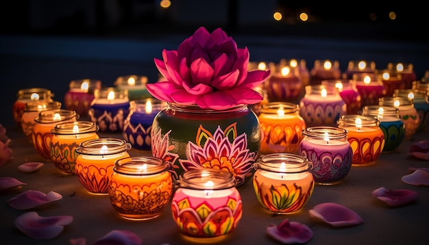 Foto decorações de diwali