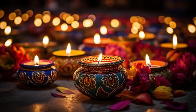 Decorações de Diwali