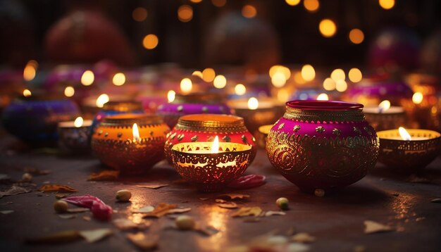 Decorações de Diwali