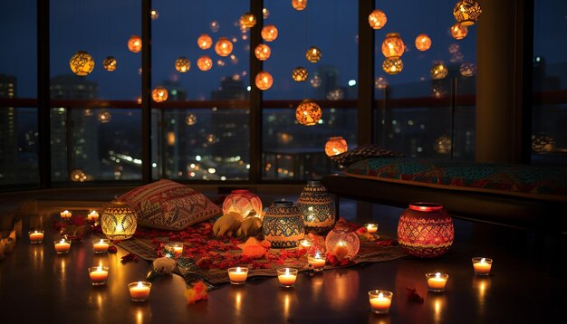 Decorações de Diwali