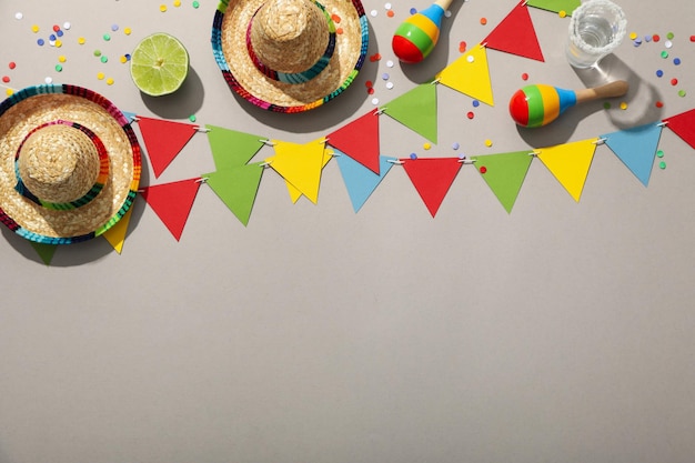 Foto decorações de férias para o feriado de cinco de mayo