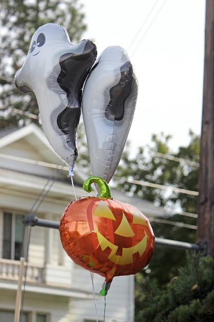 Foto decorações de halloween balões