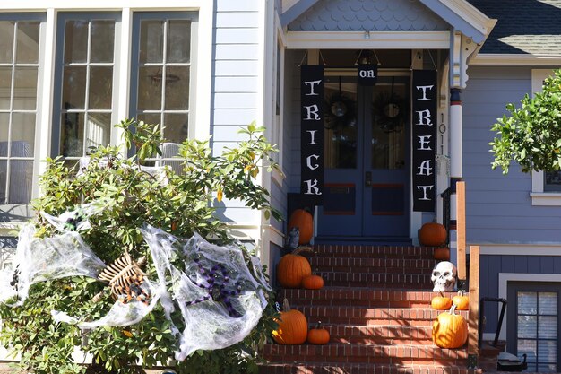 Decorações de Halloween na Califórnia