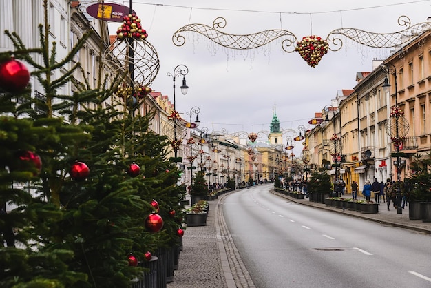 Decorações de Natal de Varsóvia