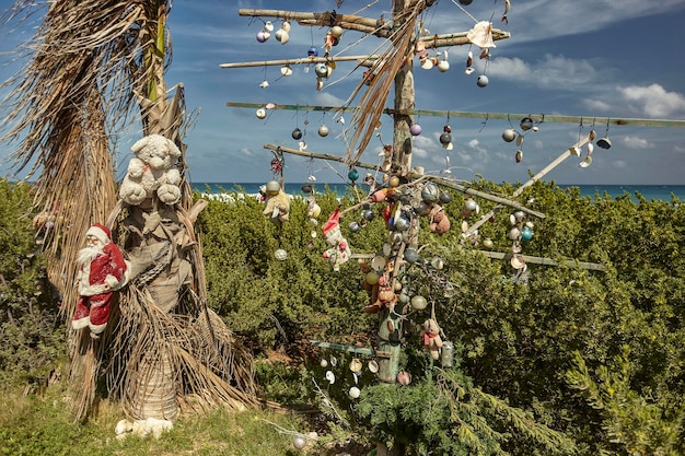 Decorações de Natal na pobreza