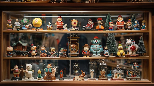 Decorações e Figurinhas de Natal Exibidas