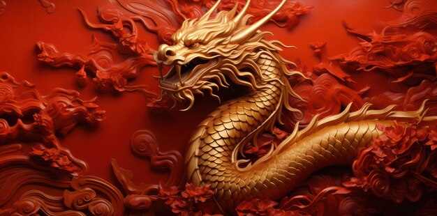 Decorativo chinês oriental religião asiática dragão cultura chinesa fundo tradição antiga