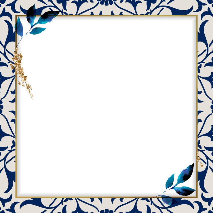 Foto decorativo vintage floral png marco de oro patrón de borde