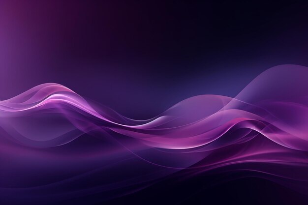 Deep Violet Abstract Banner Telón de fondo IA generativa