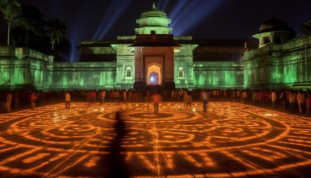 Deepotsav en Shaniwar Wada Pune, Maharashtra, India