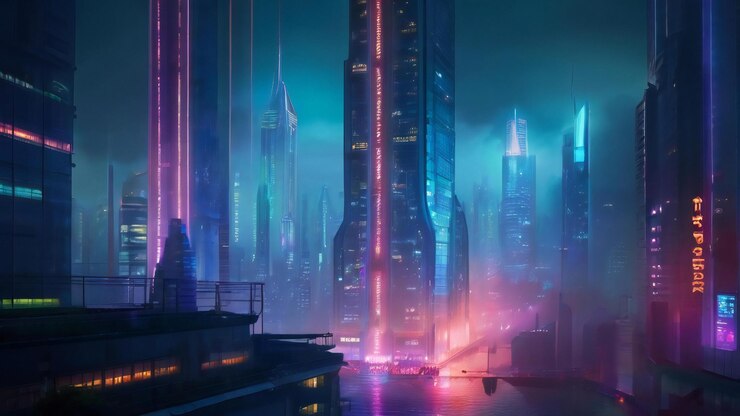 Default_A_futuristic_metropolis_rises_from_the_misty_darkness (Una_futurística_metrópolis_surge_de la_niebla_oscuridad)