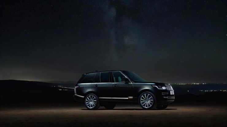 Default_A_sleek_black_Range_Rover_sv_auto_biography_sits_still (Siempre se encuentra en el mismo lugar)