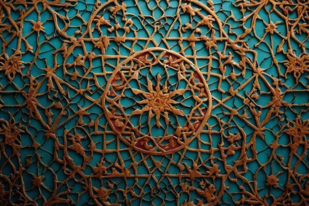 Default_Islamic_Art_Patterns_Closeup_shots_of_intricate_Islami_4 3jpg