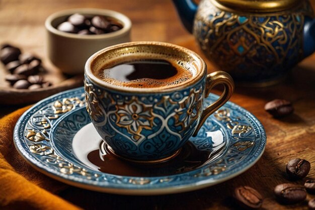 Foto default_turkish_coffee_art_a_beautifully_crafted_cup_of_turkis_7 1jpg