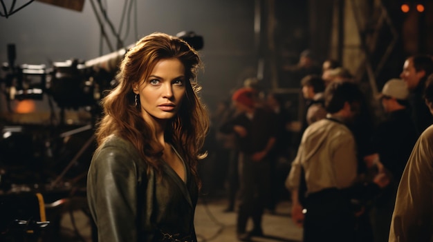 Foto defendiendo la galaxia claudia christian toma el timón como el capitán arcadia