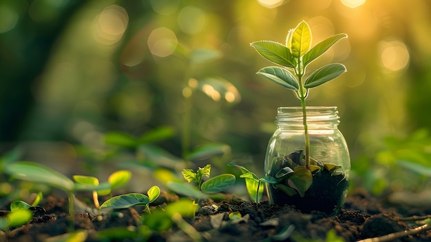 Foto defensor do investimento sustentável promover critérios esg e oportunidades de investimento socialmente responsáveis