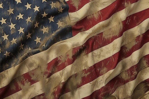 Los defensores de las libertades rinden homenaje a los veteranos con la bandera estadounidense
