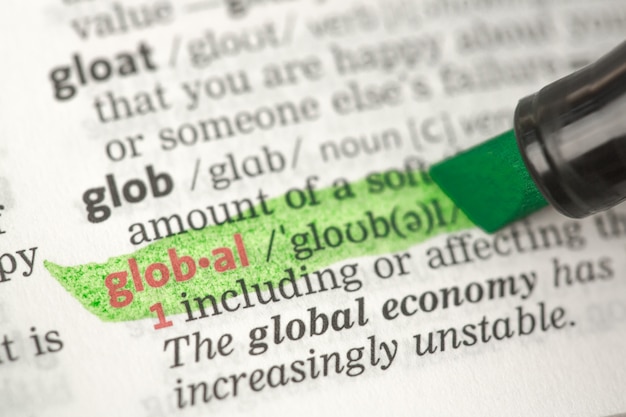 Definição global destacada em verde