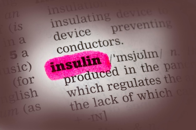 Definition des Insulin-Wörterbuchs