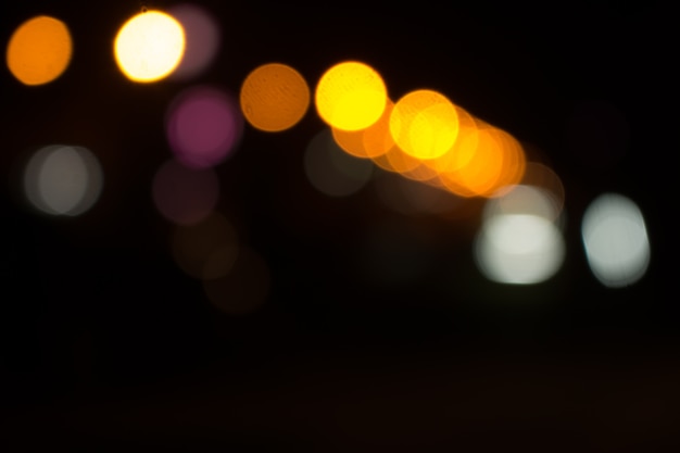 Defocused Stadt Nacht gefiltert Bokeh abstrakten Hintergrund