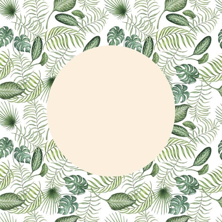 Foto deixa a selva tropical com ilustrações desenhadas à mão em aquarela