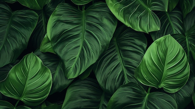 deixa fundo tropical. fundo verde