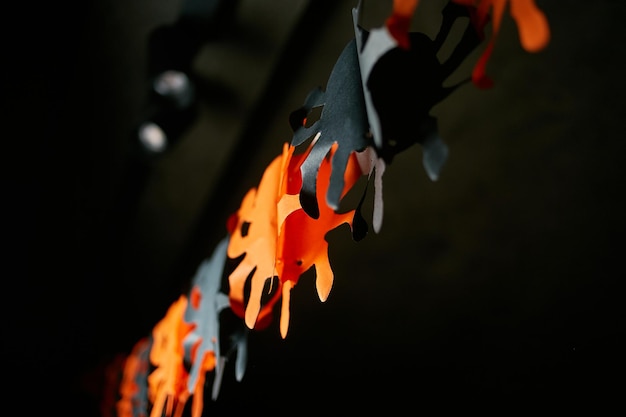dekoration für den feiertag halloween papierspinnen für halloween