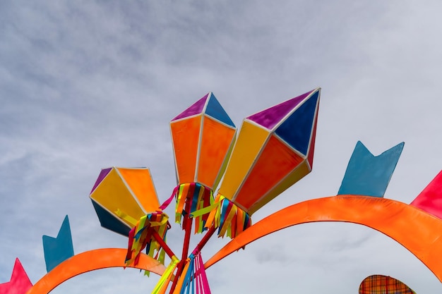 Dekorationen der Festa Junina im Norden Brasiliens