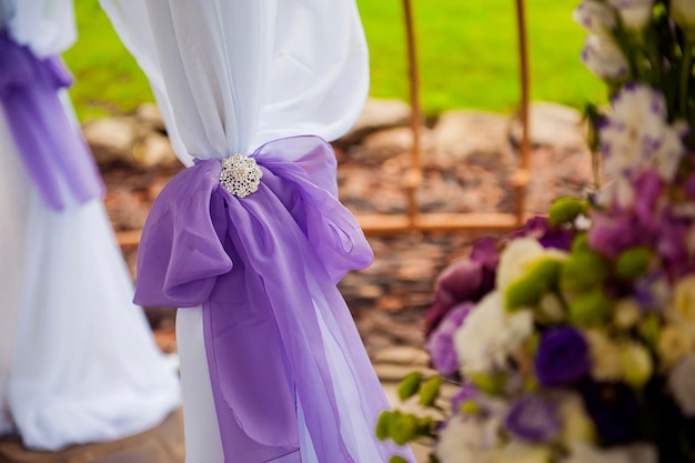 Dekorationsschleife zur Hochzeit