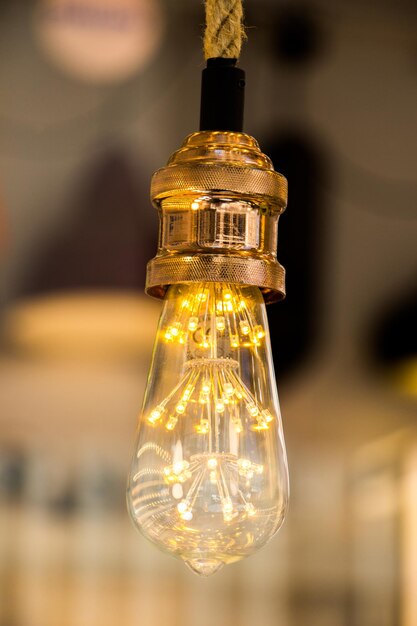 Dekorative antiken Glühbirnen im Edison-Stil