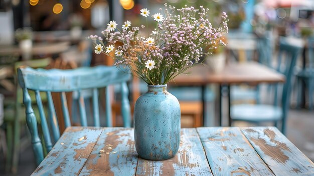 Foto dekorative harmonie schöner bouquet in einer böhmischen umgebung