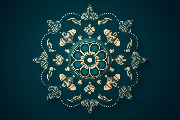 Dekoratives Mandala-Hintergrunddesign