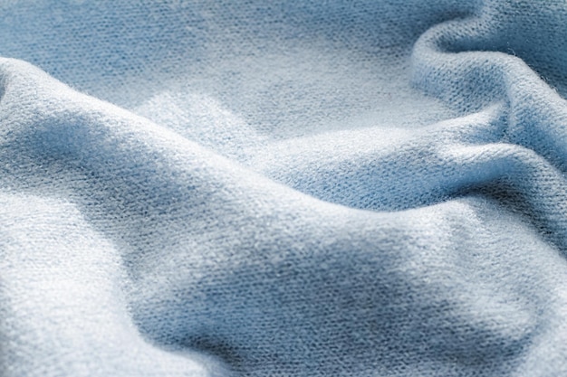 Dekoratives Textil der erstklassigen blauen Gewebebeschaffenheit als Hintergrund für Innenarchitektur