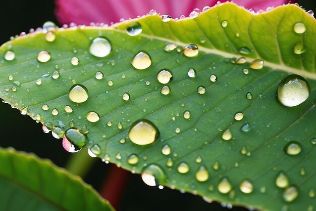 El deleite de las gotas de rocío