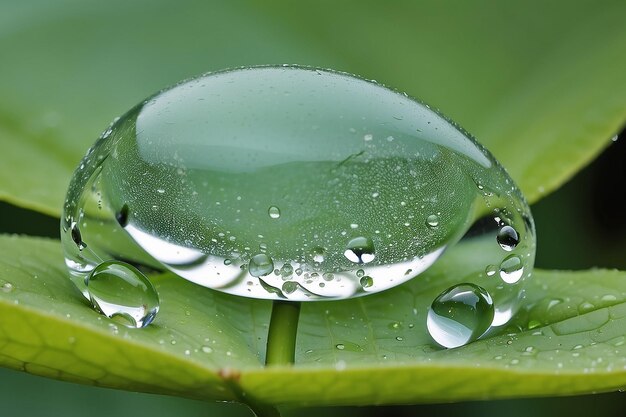 El deleite de las gotas de rocío