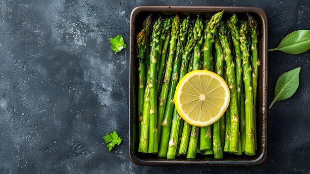 Un deleite de la temporada, los espárragos frescos asados, una maravilla culinaria