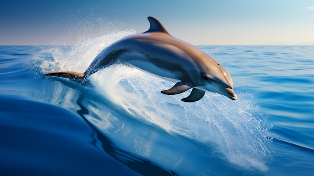 Foto delfín nariz de botella común bajo el agua en el mar rojo hurghada egipto