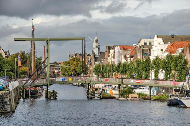 Foto delfshaven el barrio más pintoresco de rotterdam