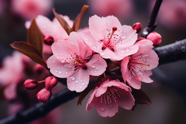 Las delicadas flores de Sakura generan IA