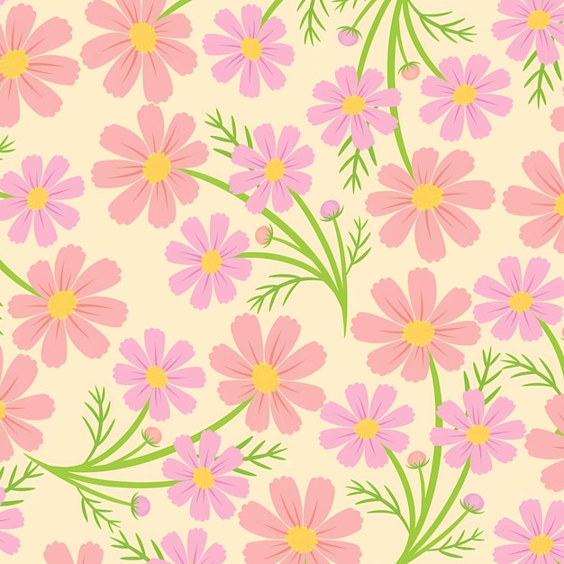 Delicado arreglo floral del Cosmos en tonos pastel