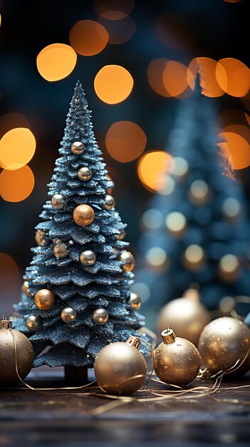 El delicado pino de Navidad
