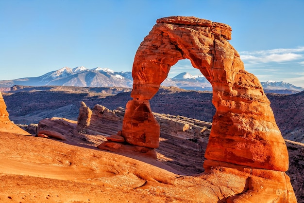 Delicate Arch en el Parque Nacional de Arches en Moab Utah, Estados Unidos
