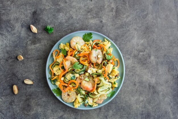 Delicia de mariscos y vegetales que realmente te hace la boca agua