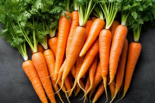 Foto las delicias de la naranja exploran la vitalidad de las zanahorias