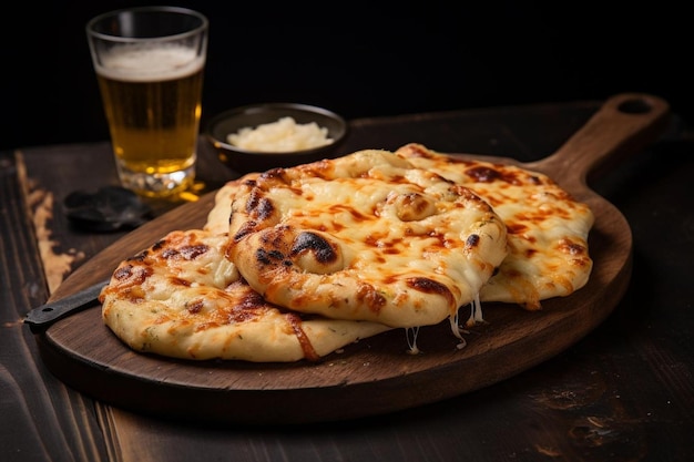 Las delicias de la pizza con queso