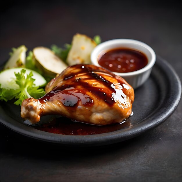 Delicias de pollo con exquisitas combinaciones de salsas